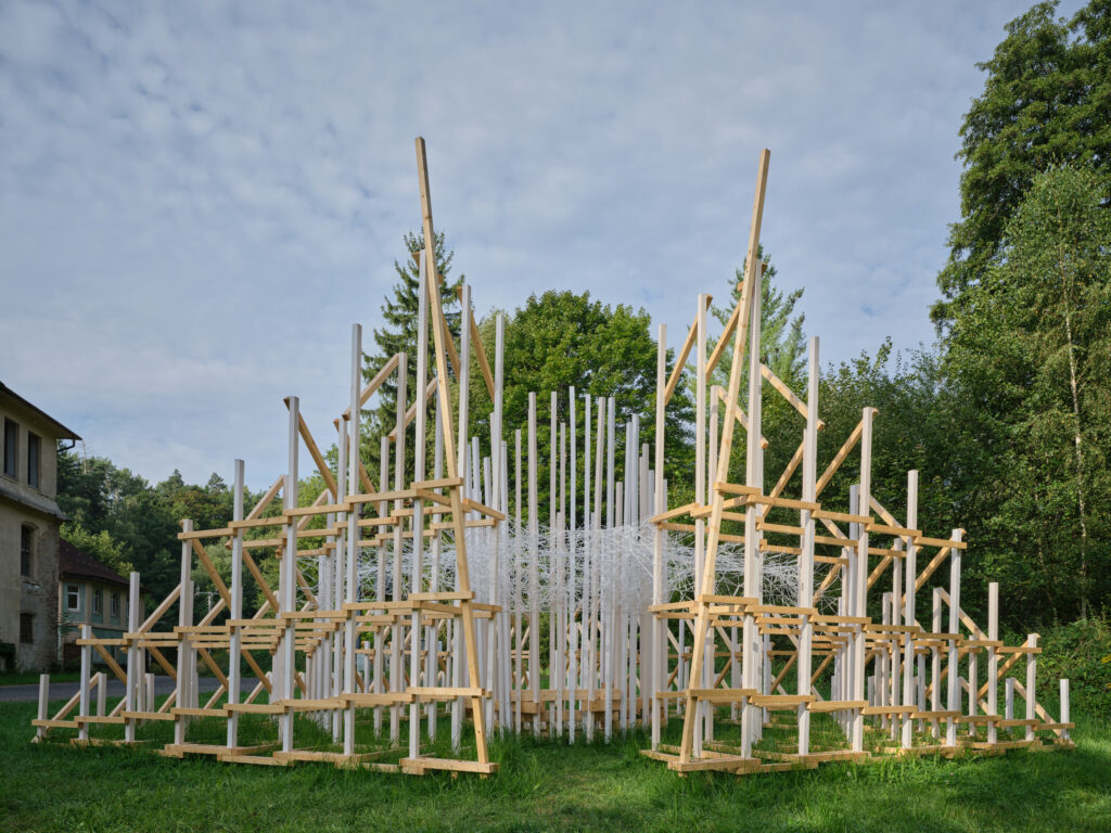 Pogled u kućice mladih arhitekata, izgrađene na jednom od ljepših festivala arhitekture
