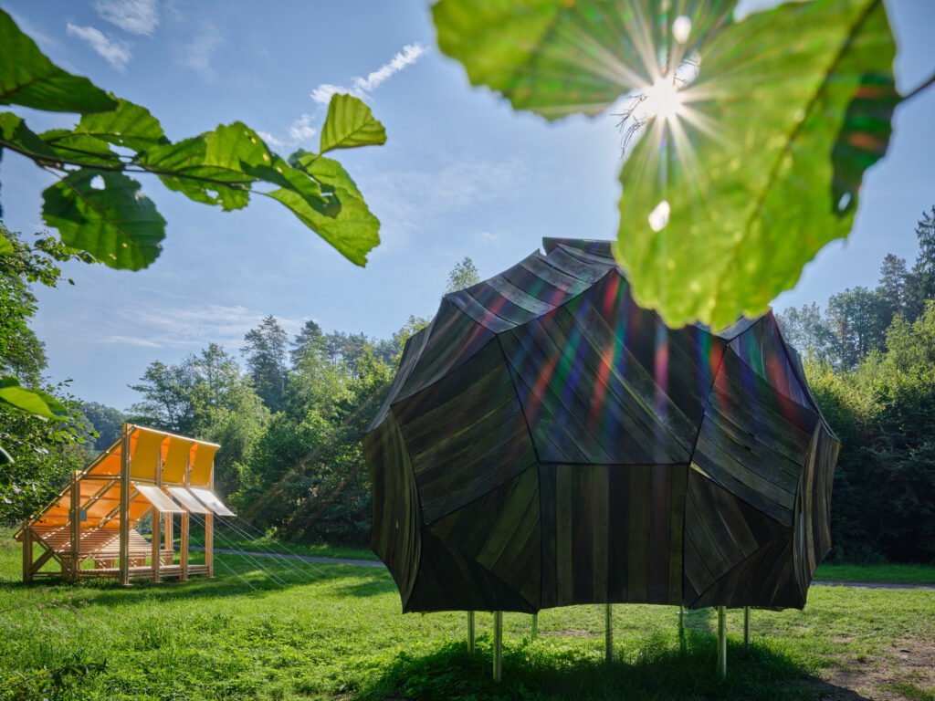 Pogled u kućice mladih arhitekata, izgrađene na jednom od ljepših festivala arhitekture
