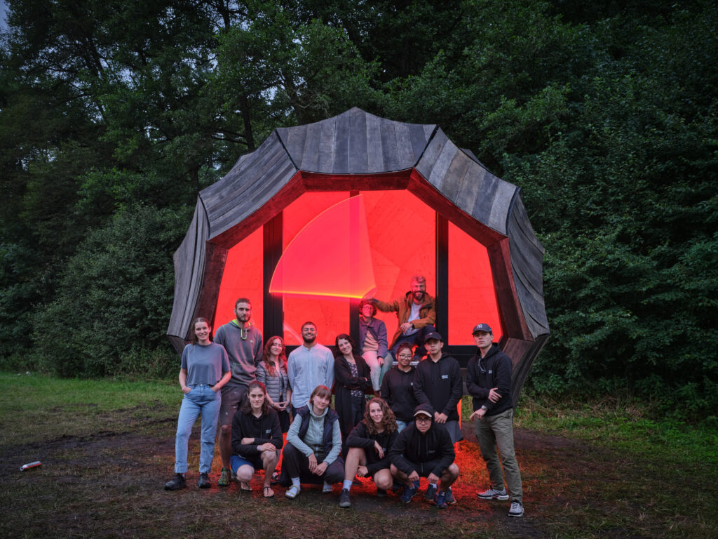 Pogled u kućice mladih arhitekata, izgrađene na jednom od ljepših festivala arhitekture