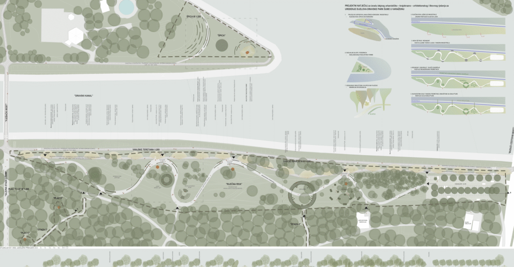 Kako će se urediti Dravska park šuma u Varaždinu: aleja skulptura, vanjska učionica, vidikovac...